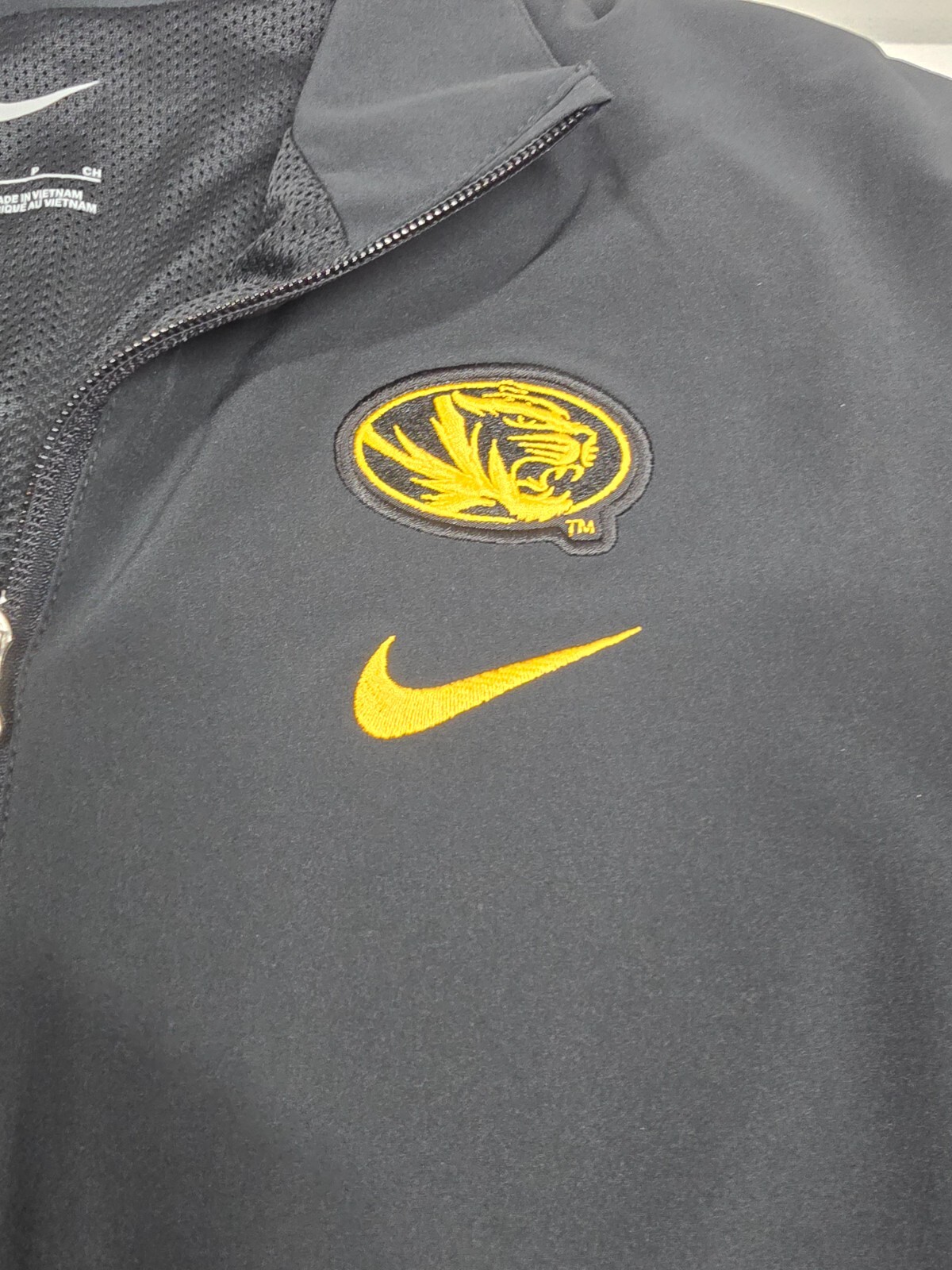 SACAI X NIKE Giacca Missouri Mizzou Tigers nera Nike Team nuova taglia XL XLARGE full zip