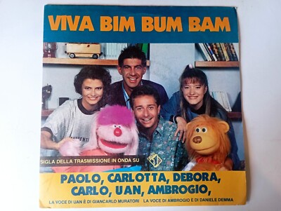 VIVA BIM BUM BAM - Vinyl 45 - TV-Abkürzung Five Italia - Paolo Bonolis etc