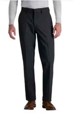 Haggar Men's Premium Flex Dress Pant Dark Gray, Brown New With Tags 