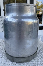 Stainless Steel 6" Kitchen Canister Storage Container Craft Supply Caddy READ