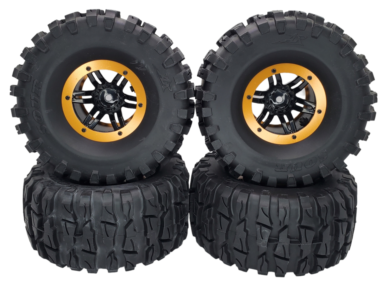 Aazon.co: 4PCS RC 1.9 in Wheel Tires for 1/10 TRX4 TRX6 SCX10 SCX10
