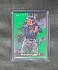 2021 Topps Inception Baseball Francisco Lindor #46 Green Cleveland Indians