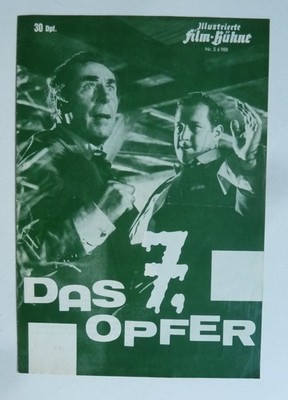 Edgar Wallace IFB 6988 DAS 7. OPFER * FILMPROGRAMM Movie Program FELMY Smyrner