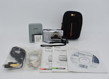 Canon PowerShot SD1300 IS Silver Compact Digital Camera 12.1MP - Bundle Tested