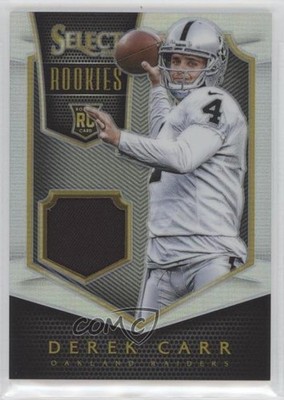 2014 Panini Select Rookies Jerseys Silver Prizm 24/299 Derek Carr #RJ-DC RC 0eo6