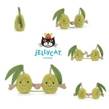 Jellycat Amuseables Pair of Olives 14cm Tags+Brand New With Dust Bag