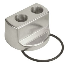 Derale Oil Filter Adapter Kit 15706 With 20x1.5mm Threads Aluminum Polished