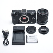   EXC  Pentax Q7 Black Digital Mirrorless Camera 02 Zoom Kit B 10850