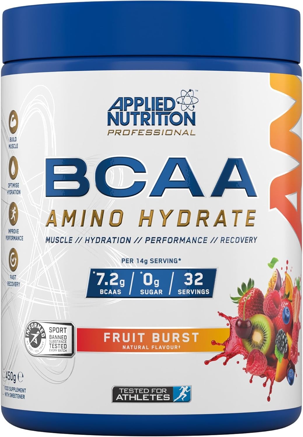 Applied Nutrition BCAA Amino Acid Hydration Powder COLA BLAST BBE07.27 (M1.2 - Image 7