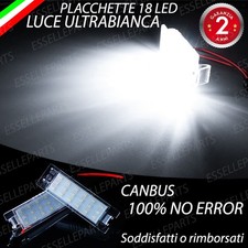 COPPIA PLACCHETTE / PLAFONIERE 18 LED LUCI TARGA CANBUS ALFA MITO 147 159 156 GT