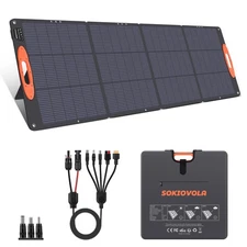 N-Type 16BB 200W Portable Solar Panel for EF/Jackery/Bluetti/Anker Power Stat...