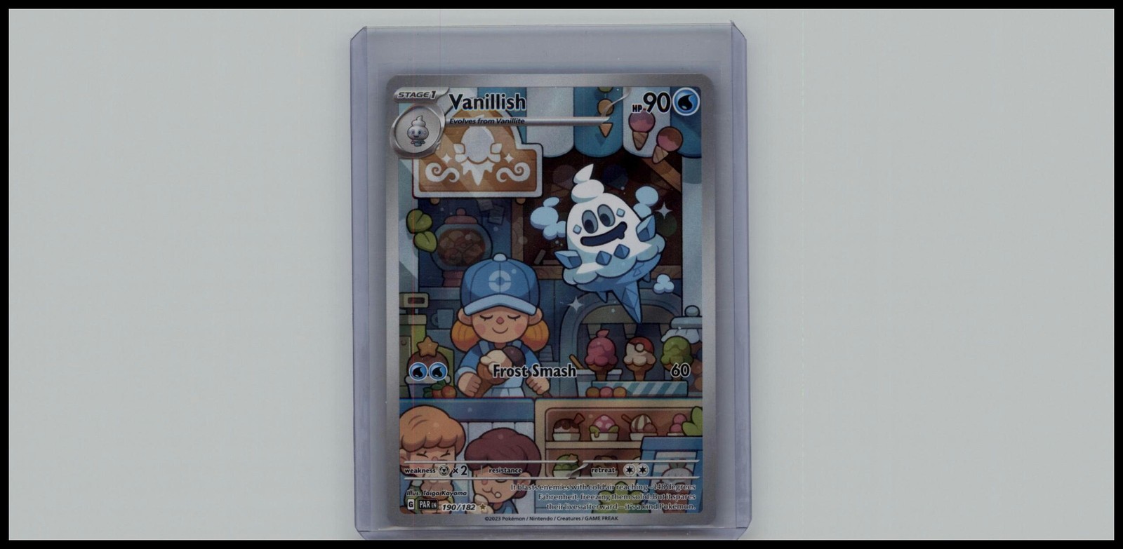 Pokemon TCG: SV04: Paradox Rift #190/182 Vanillish