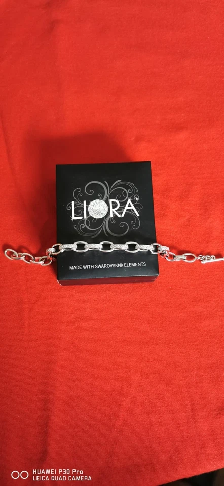 Damen Armband Modeschmuck mit Swarovski Elementen. Rhodiniert von Liora. - Bild 4 von 4