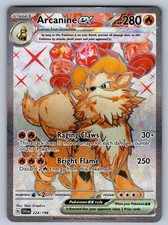 Arcanine ex 224/198 Ultra Rare Scarlet & Violet Pokemon Holo Near Mint on eBay
