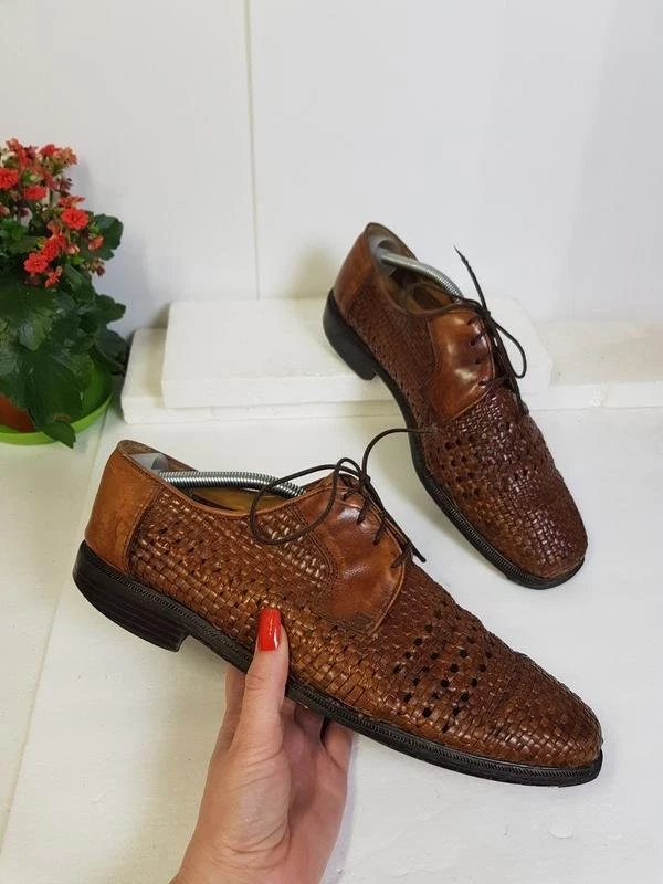 Men Salamander Heels Brown Leather 45 - Bild 2 von 4