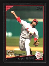 Jason Motte St. Louis Cardinals 2009 Topps Black #196 SN /58