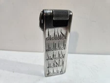 IM CORONA JAPAN PIPEMASTER Silver ELECTRONIC PIPE LIGHTER,  As Is   8101/37