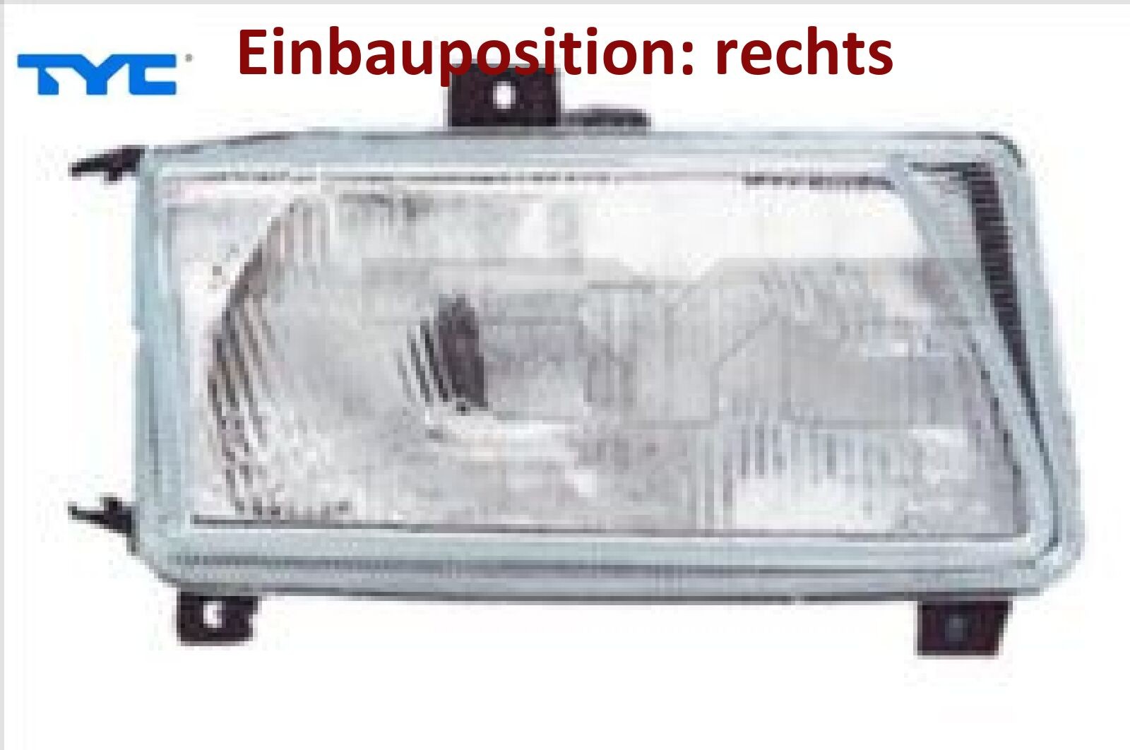 TYC 20-5431-08-2 Scheinwerfer Rechts für CORDOBA 6K IBIZA II INCA CADDY POLO - Bild 3
