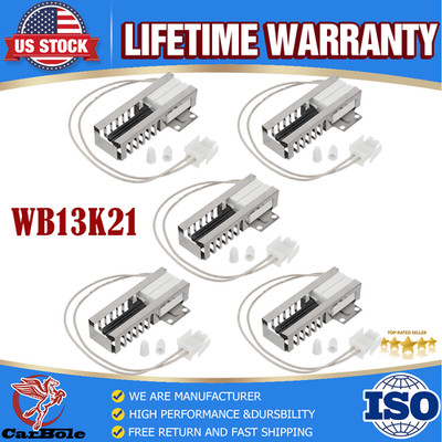 5PCS Oven Igniter Replacement for G-E Samsung Hotpoint Kenmore Gas Range WB13K21