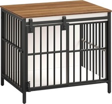 Dog Crate Furniture with Sliding Barn Door Dog Kennel Indoor for Small/Medium