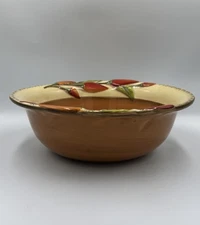 Clay Art Serrano Red Pepper Large Serving Bowl