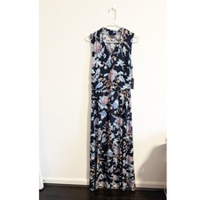 Vince Camuto NEW Poetic Blooms Floral Printed Maxi Dress Sleeveless NWT Medium
