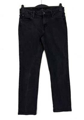 Lee ELLY Jeans Regular Damen W31 Smoky-Schwarz Denim Comfort Hose