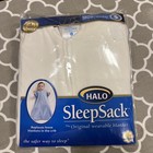 Halo Sleep Sack Size Small Cream Birth to 6 Months 10 to 18 lbs NEW Open Package
