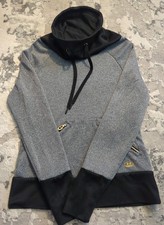 Under Armour Women's Active Pullover Cowl neck Sweatshirt Size Small Gray Black