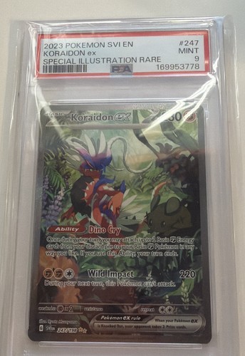 Koraidon ex graded PSA 9 for sale on eBay