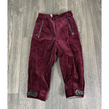Obermeyer Original Obermeyer Vintage 80s 90s Maroon Corduroy Pants Kids Size S/M