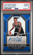2023 Panini Prizm WNBA Brittney Griner Signature Blue Prizm PSA 10 /49