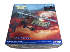 Corgi 1/48 AA38906 Fokker D.VII Biplane Luftstreitkrafte Jasta 65 Seven Swabians