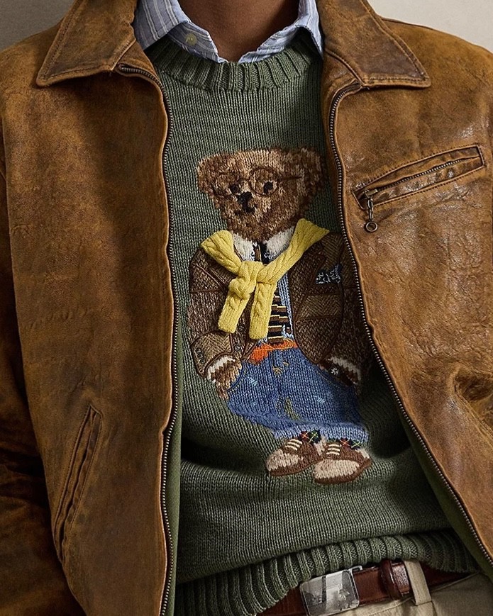 Polo Ralph Lauren Men's Preppy Bear Sweater Sold Out Size Large New! $398 🔥🔥🔥 image 7
