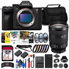 Sony a7R V Mirrorless Camera Sony FE 24-105mm Lens 64GB Card Filter Kit