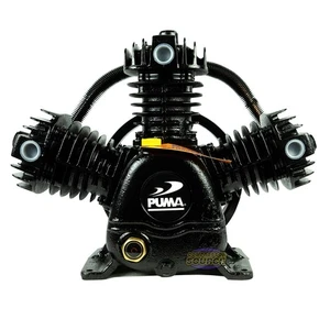 Puma 3 Cylindre 1 Fer moulé à une seule étape Air Pompe à compresseur 22 SCFM PUK-65R