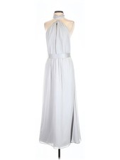 White by Vera Wang Women Silver Casual Dress 8