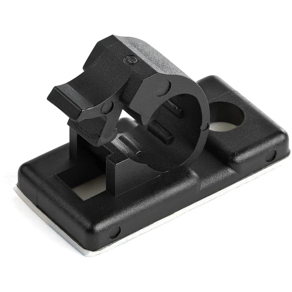 StarTech.com 100 Adhesive Cable Management Clips Black - Network/Ethernet/Office - Bild 2 von 2