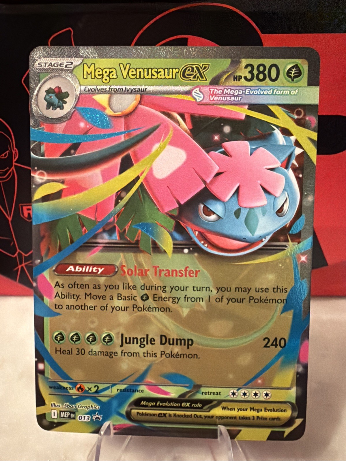Venusaur 13 Black Star Promo Mega Evolutions Pokemon TCG Near Mint