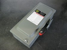 Square D HU361N 30 Amp 600 Volt 3P Non-Fusible Safety Switch Disconnect Nema 1