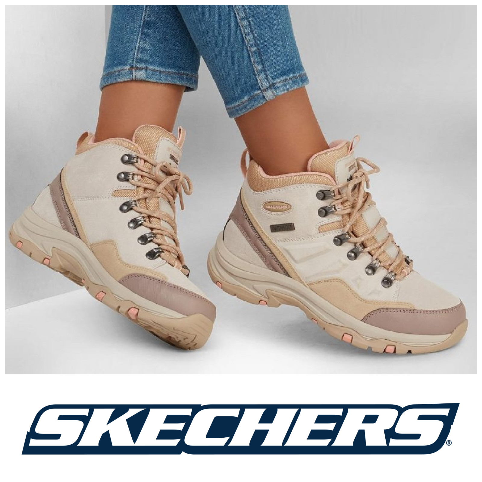 NEW Skechers Relaxed Fit Trego Rocky Mountain Natural Hiking