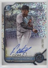 2022 Bowman Chrome Prospect Speckle Refractor 148/299 Federico Polanco Auto 0qc1