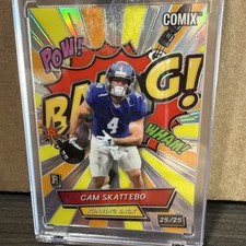 2025 Wild Card Comix Cam Skattebo Rainbow /25 New York Giants