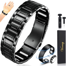 Copper Magnetic Bracelet for Men Ring Jewelry Set 5000 Gauss Magnets