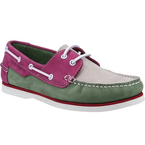Style Décontracté Chaussures Bateau Hush Puppies Femme Hattie - Nubuck Cuir - Confort Mémoire De Forme Sebago Femme
