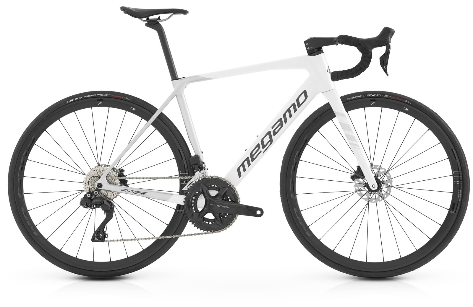 Bici da corsa MEGAMO RAISE 15 SH12 disk in carbonio 105 Di2 12v 2024
