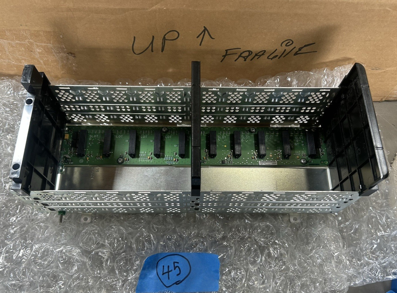 New Allen Bradley 1756-A10 Ser. B ControlLogix 10-Slot Chassis