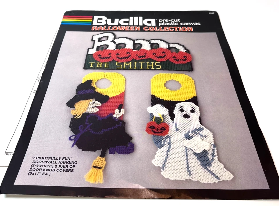 Lot of 19 Assorted Holiday Plastic Canvas Pattern Books Christmas Halloween more - Image 2 of 4