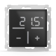Homematic eQ-3 Smart Home Glass Wall Thermostat with CO2 Sensor | HmIP-WGTC-A