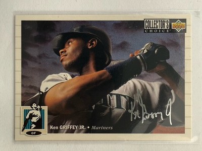 1994 Upper Deck Collector's Choice - Ken Griffey Jr #117 Silver Foil Signature